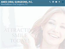 Tablet Screenshot of amesoralsurgeons.com